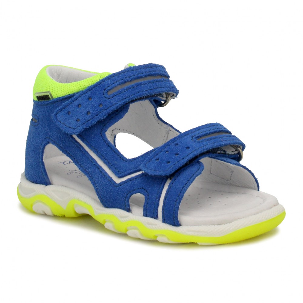 Bartek Boy's Prophylactic Sandals blue and lime 118250-29